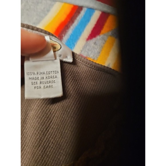 Talbots Top Womens Petite Green Scalloped Neckline Pima Cotton Casual - Picture 9 of 11